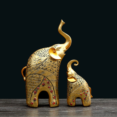 Antique Mother and Child Elephant Decoration | Unique gift sets