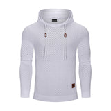 Sports Elastic Men Casual Hoodies