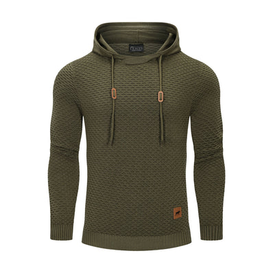 Sports Elastic Men Casual Hoodies