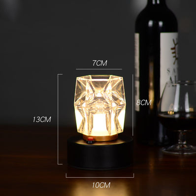 Bar Atmosphere Table Crystal Lamp Led Lights Charging