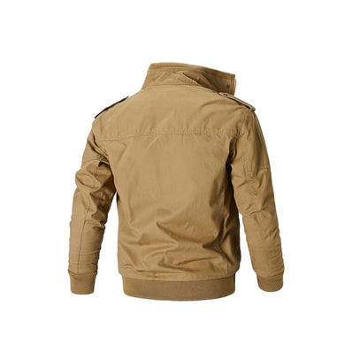 Large Size Coat Washed Cotton Airman