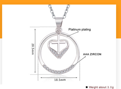 Cross Pendant necklace