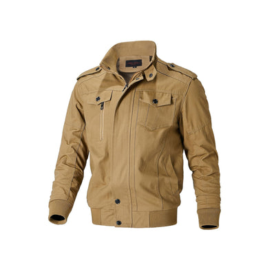 Large Size Coat Washed Cotton Airman