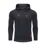 Sports Elastic Men Casual Hoodies